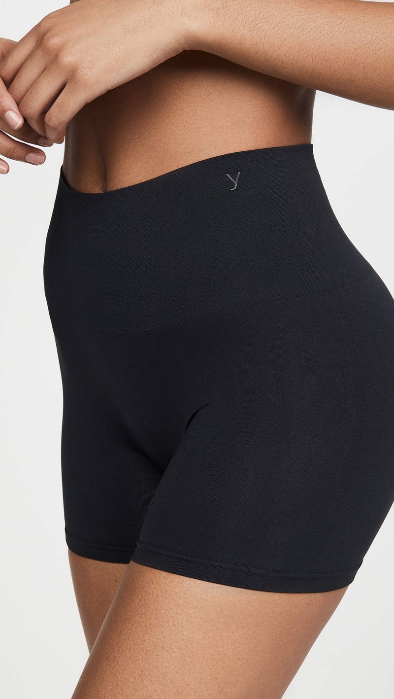 Yummie womens Ultralight Seamless Short Waist Shapewear, Black, Large-X-Large US - Image 4